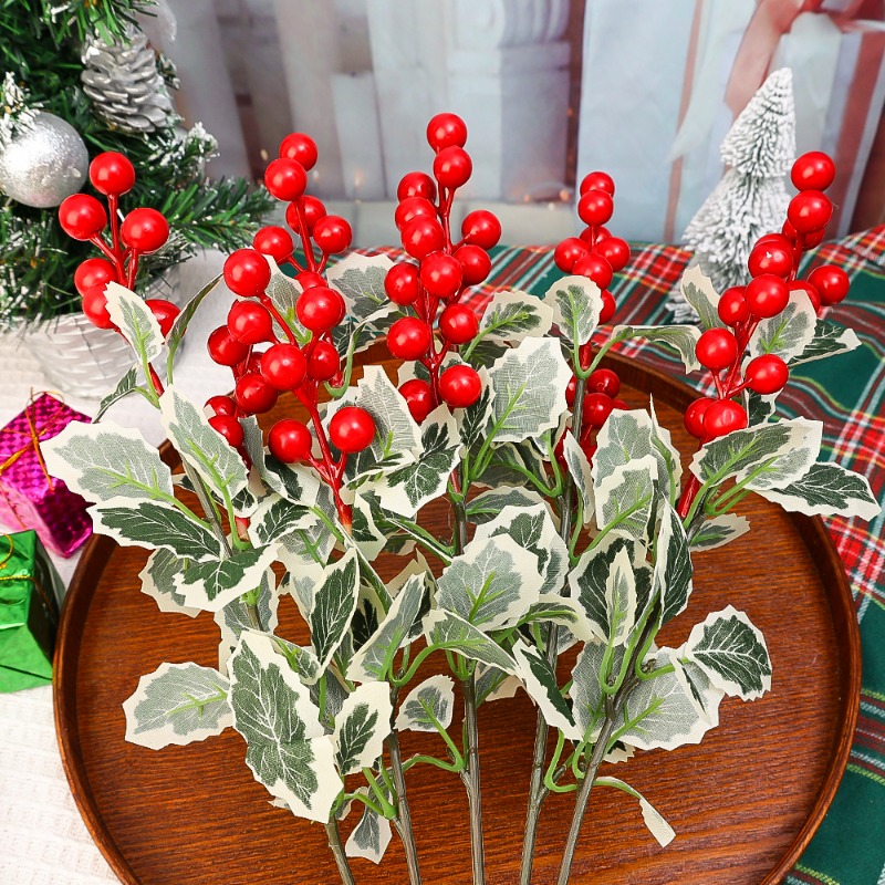 45cm Simulated Red Berry Plant - Christmas Wreath Fake review and price