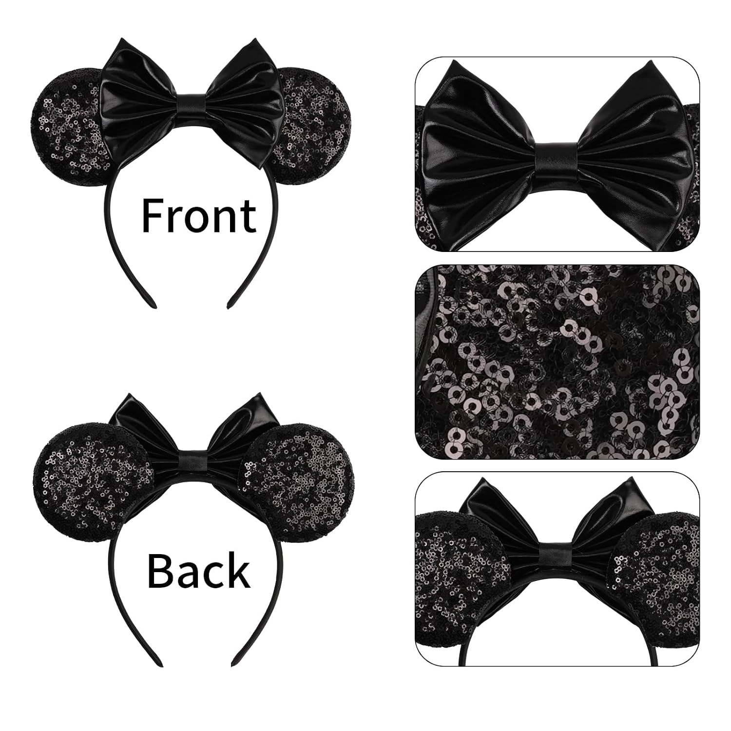 2PCS/Sets Mickey Mouse Ear Hea - Ribbon Bow Gift review and price