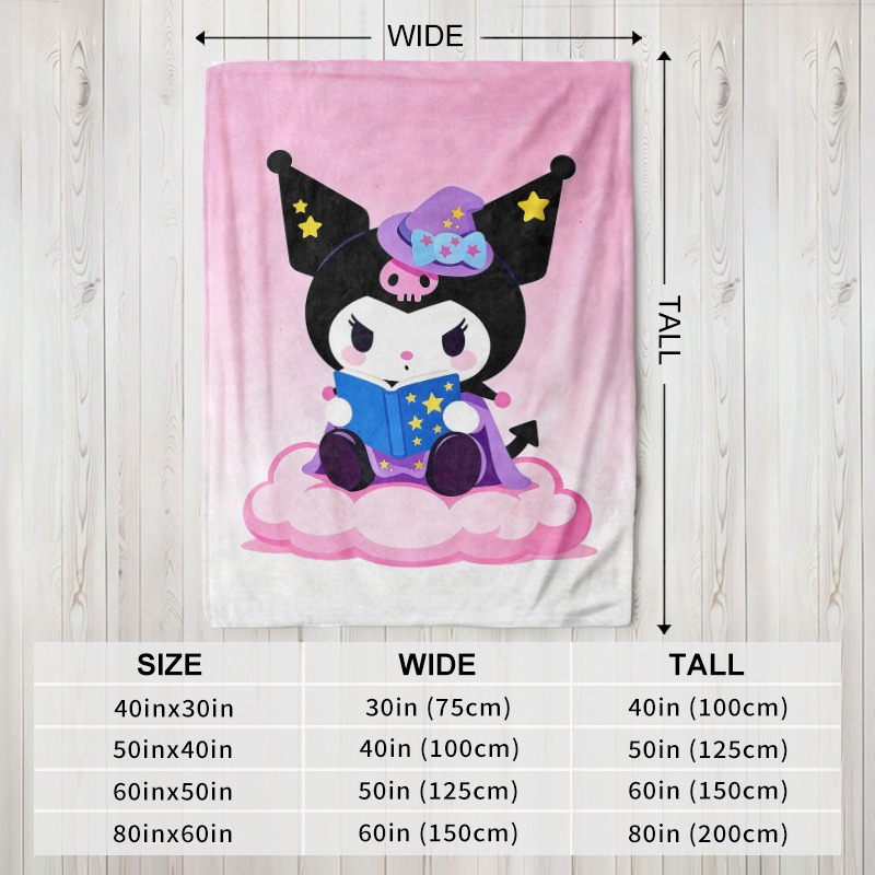 Sanrio Blanket Kuromi Witch Ma - Christmas Throw Blanket review and price