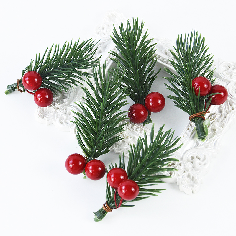 10pcs Christmas Berry Pine Con - Christmas Wreath Fake review and price